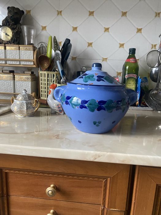 Ваза напольная керамическая и супница