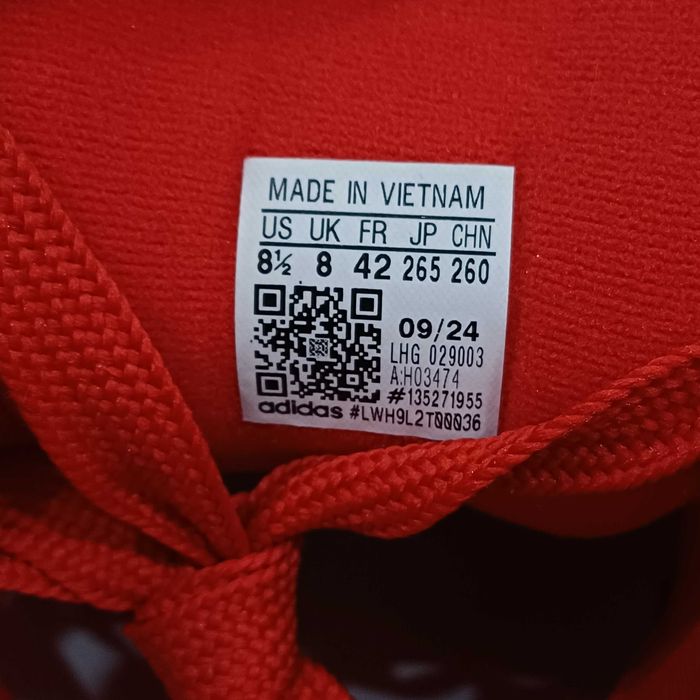 Нови Маратонки Adidas Campus 00s Червени естествен велур 42 размер