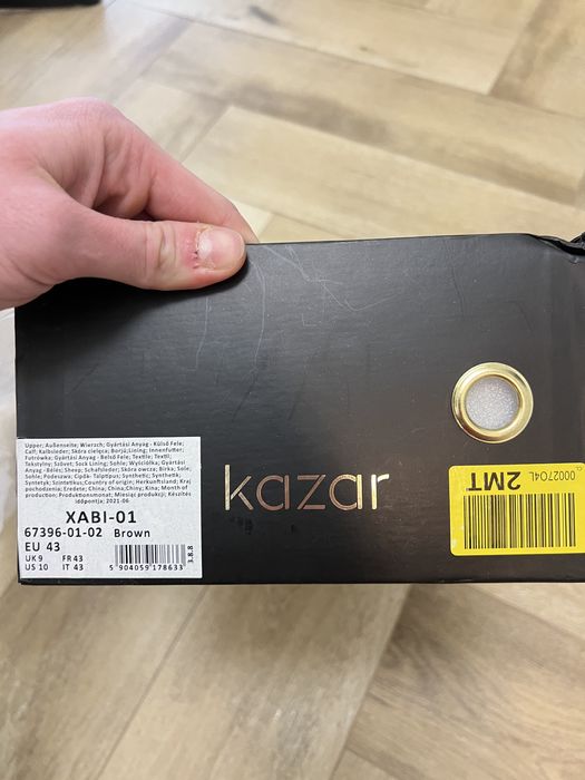 Pantofi kazar denniss marimea 43 noi nepurtati