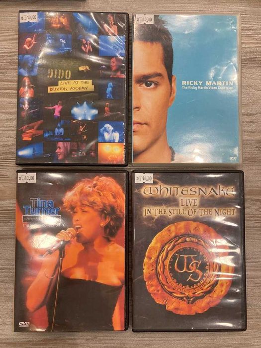 Оригинални DVD дискове с филми и музика