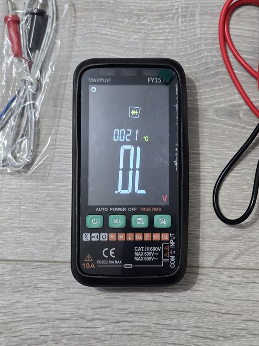 Multimetru digital reîncărcabil TRMS 6000 – NCV, Auto Range