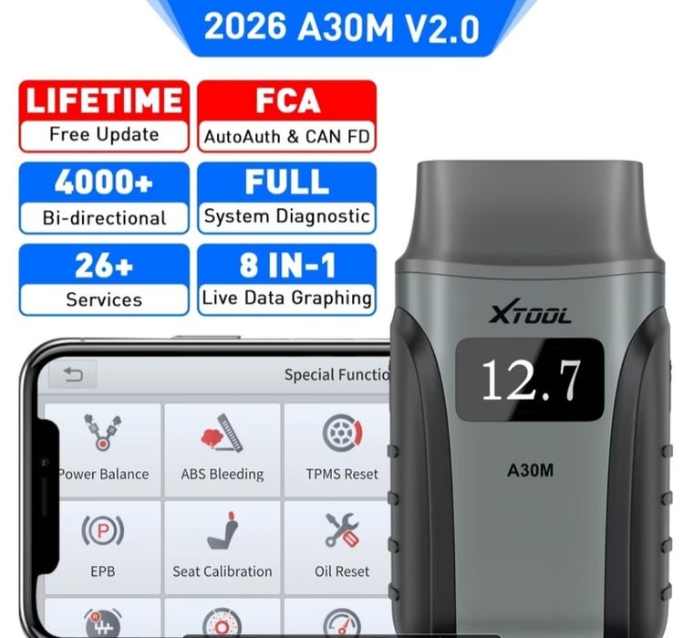 Продам диагностический скане XTOOL A30M