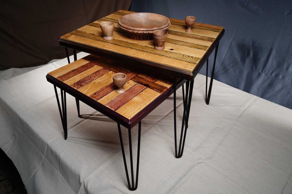 Холна маса с масивен плот дъб