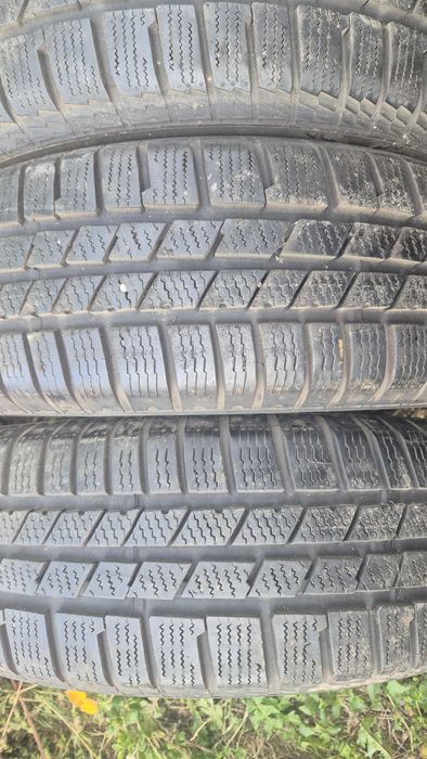 195 70 16 4бр зимни гуми дот 12 8мм граифер без забележки