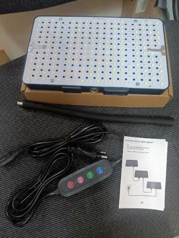 LED лампа за отглеждане на растения 25 W, фитолампа с пълен спектър