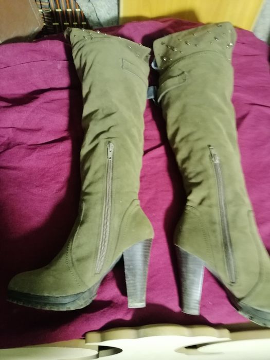 Сапоги осени батфорд замша