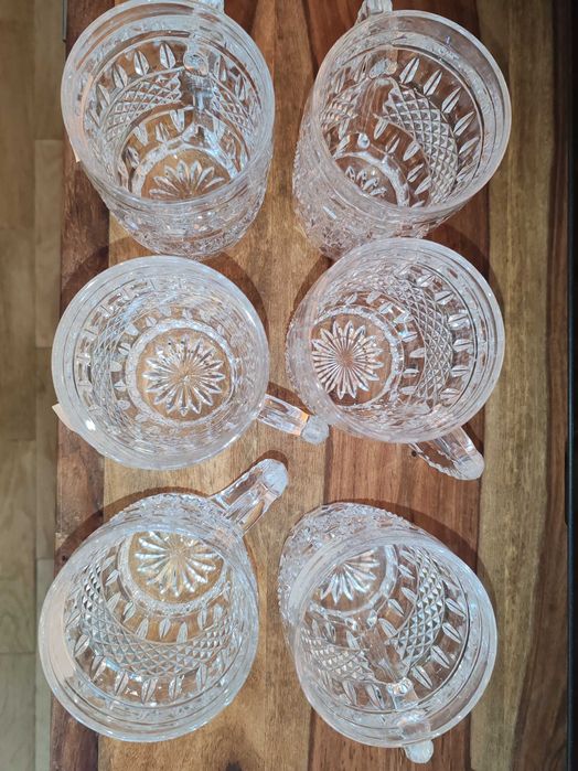 Set 6 pahare cristal Bohemia bere