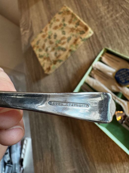 Ретро комплект 6 вилици Savoy Staybrite 18/10-неръждаема стомана