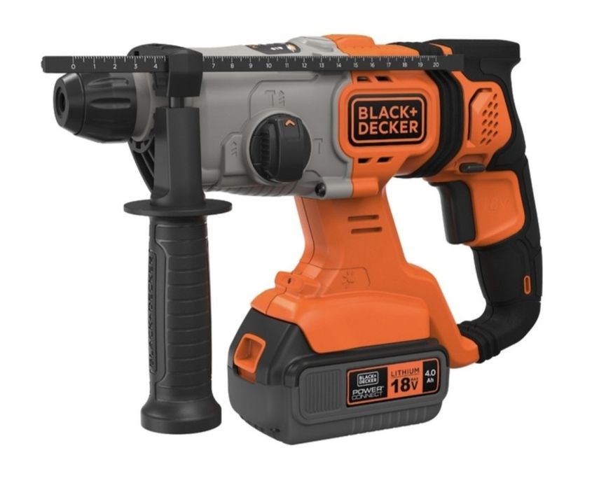 Ciocan rotopercutor Black+Decker BCD900M1K, cu 1 acumulator, 18 V, 4 A