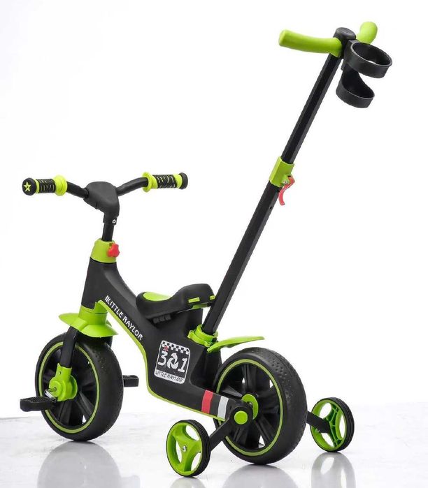 Трёхколёсный велосипед 3-в-1 комфорт и радость, с бесплатной доставкой
