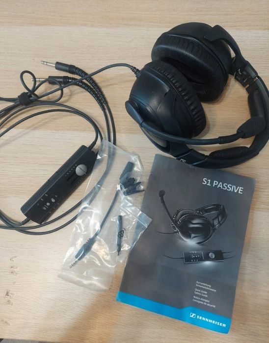 Căști de aviatie noi marca Sennheiser S1 PASSIVE