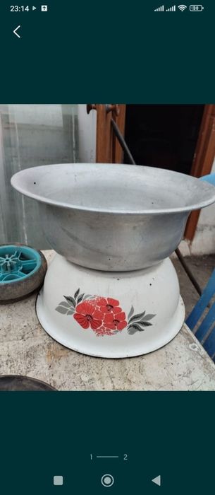 Продам чашку алюминиевую