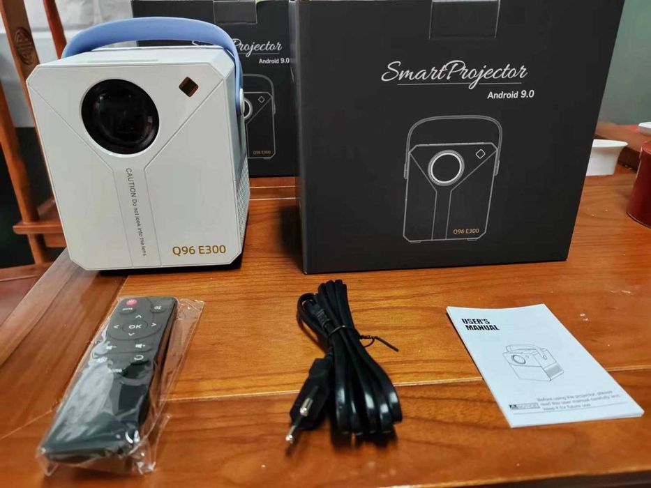 Смарт проектор Q96 E300, Домашно кино, Андроид, до 100 инча, Smarthome