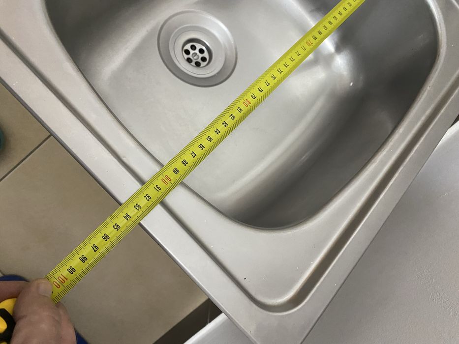 Chiuveta inox cu baterie si racoarde