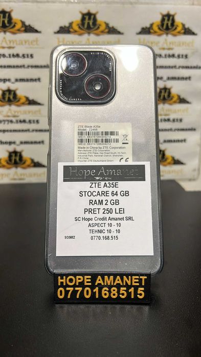 Hope Amanet P3 ZTE Blade A35E 64GB / 2 GB RAM