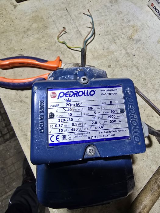 Помпа Pedrollo PQm60 - за части