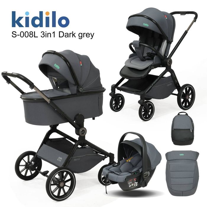 Коляска 3в1 от немецкого бренда Kidilo