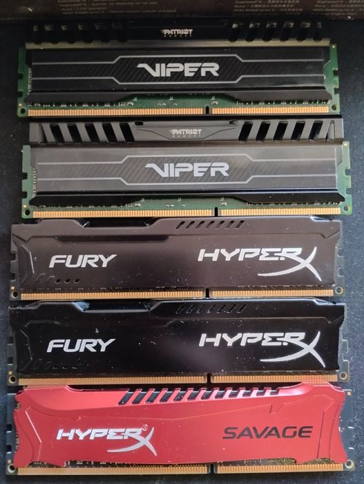 40 gb ddr 3 Hyperx si Patriot Viper