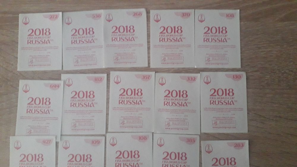 Panini-стикери за fifa world cup 2018