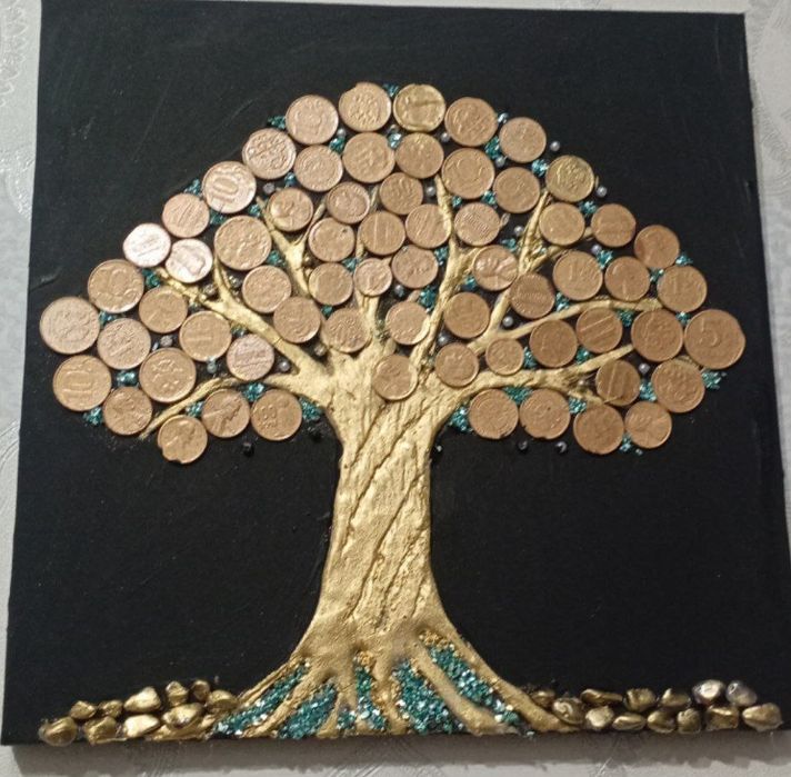 Картина «Денежное дерево» — символ изобилия и удачи