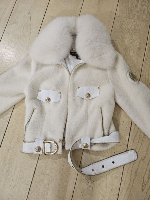 дамско кожено яке Balmain