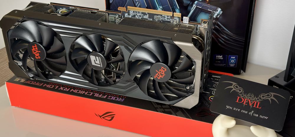 Placa video Radeon RX 6800 XT Red Devil 16GB GDDR6 256-bit + 2 cadouri