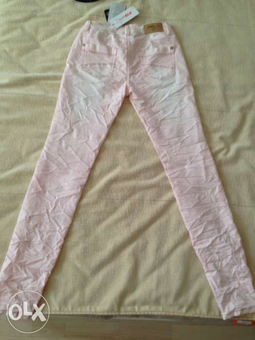Vand blugi roz,New Yorker Fishbone,deosebiti,marime XS,noi cu eticheta