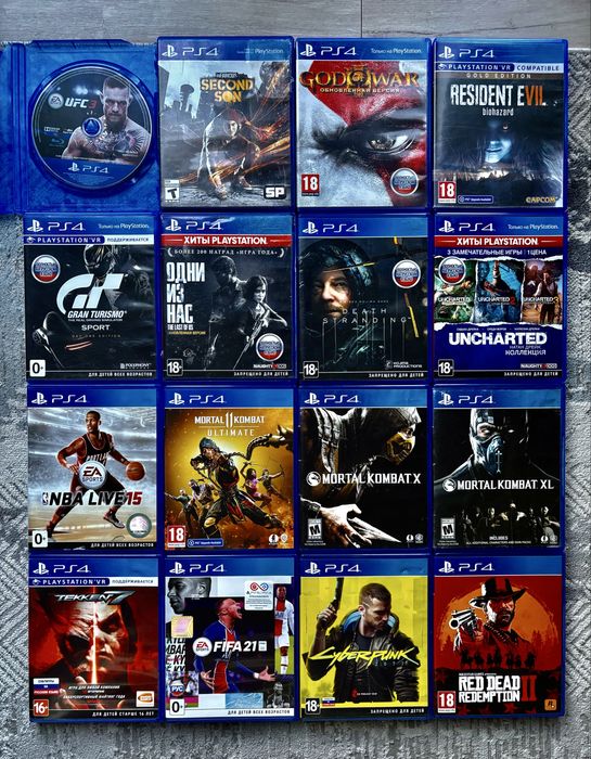 Игры Диски на ps4 / обмен игр