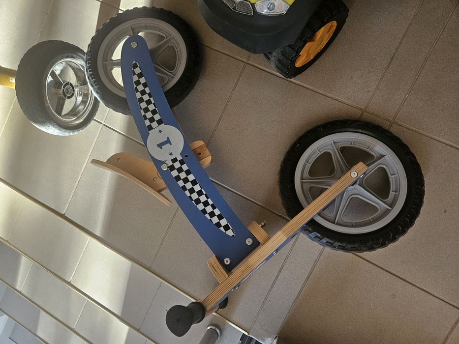 Баланс колело дървено от лидл