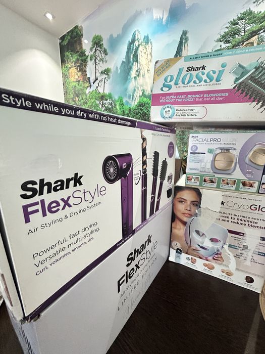 Full set Shark FlexStyle noii in stare perfecta de functionare