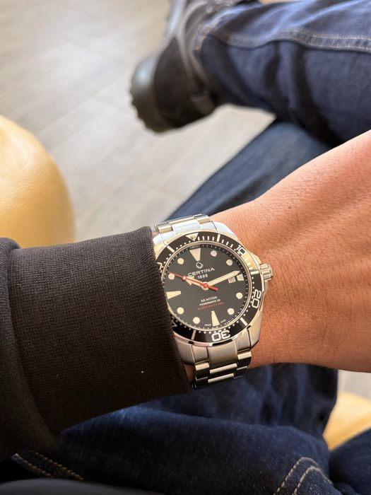 Certina DS Action Diver 43 MM Powermatic 80 negru