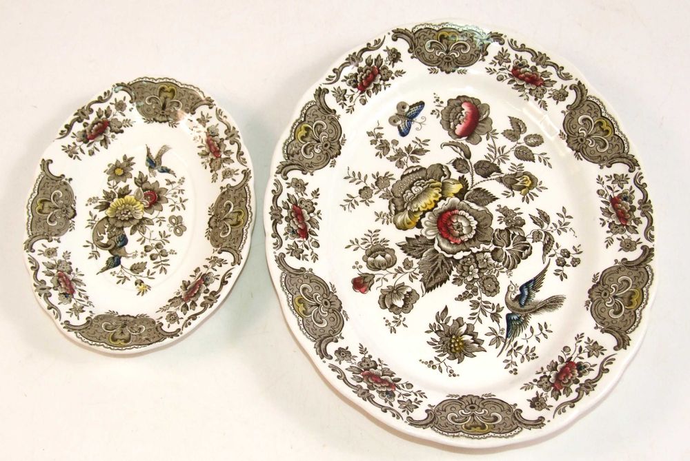 Set englezesc RIDGWAY (farfurii platouri boluri supiera castron), NOU