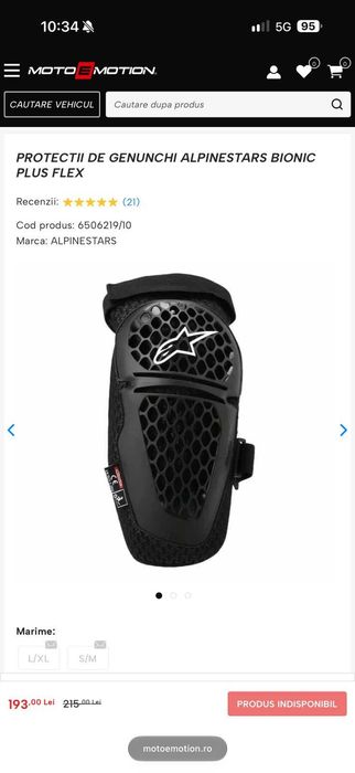 Protectii de genunchi Alpinestars BIONIC PLUS FLEX