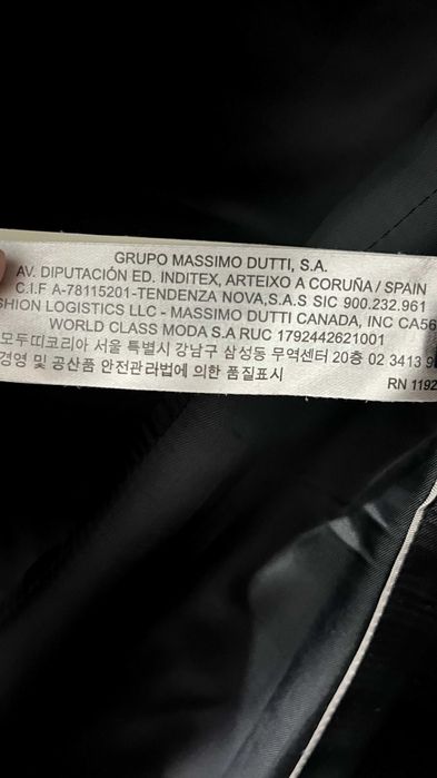 Женский серый пиджак Massimo Dutti