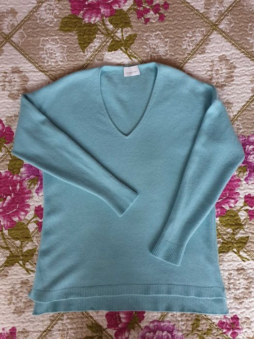 Pulover casmir albastru Lodenfrey