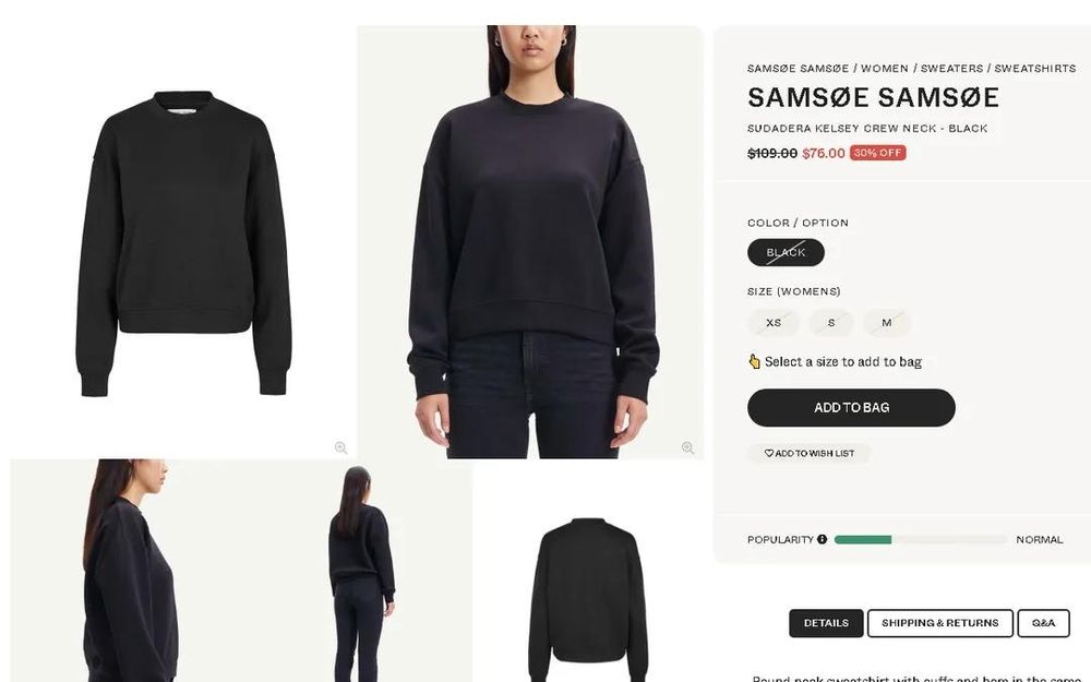 Justin Bieber Tour Merch /  S.Samsøe Samsøe  / Wood Wood Copenhagen