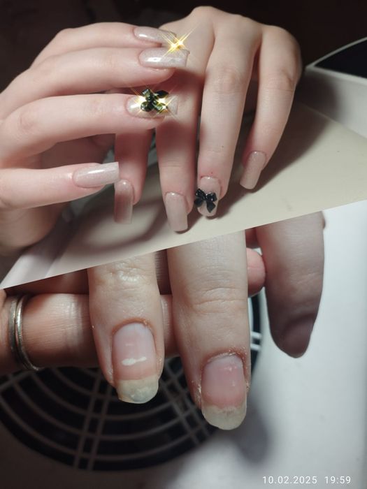 Маникюр у меня на дому.