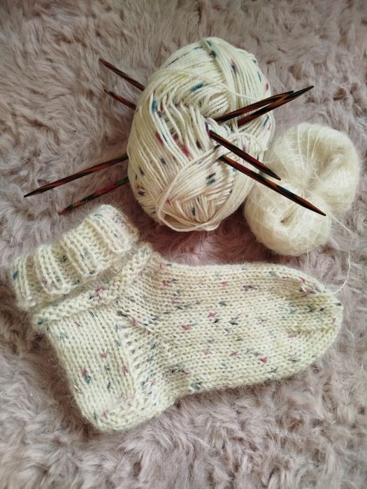 Красиви плетени чорапи