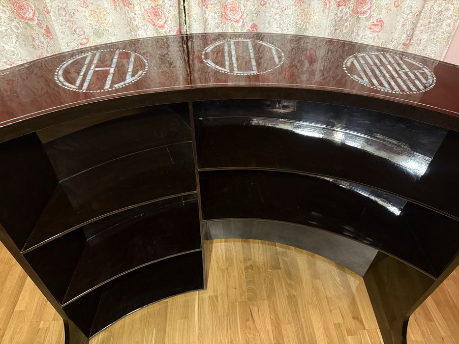 Bar chinezesc din lemn masiv cu inserții de sidef