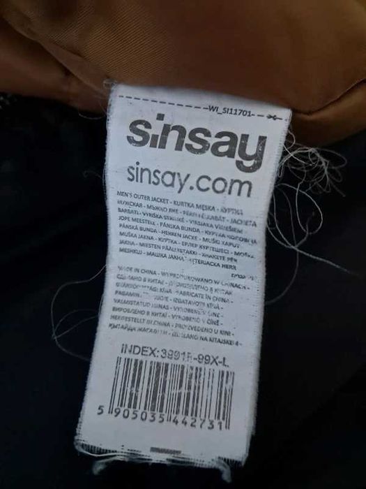 Geacă bomber Sinsay neagră, mărimea L