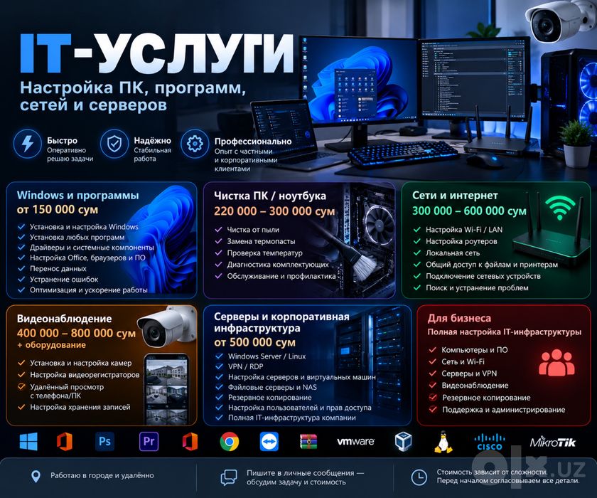 Профессиональная IT тех.поддержка