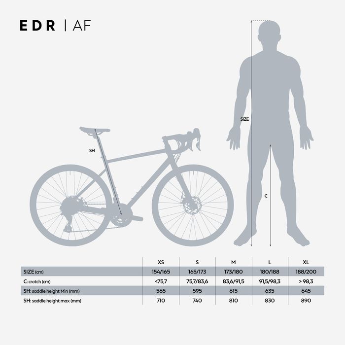 Bicicletă de șosea Endurance Microshift - produs resigilat Decathlon