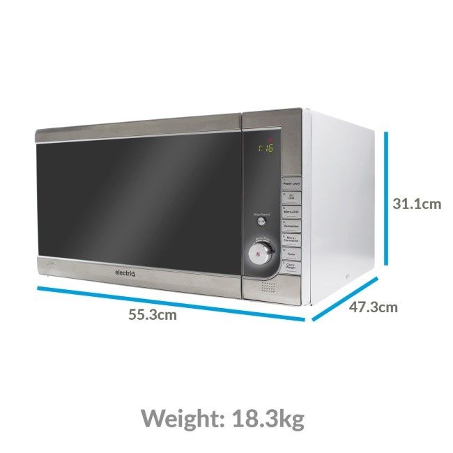 Микровълнова electriQ EIQMW1BAP Digital 40L 1000W