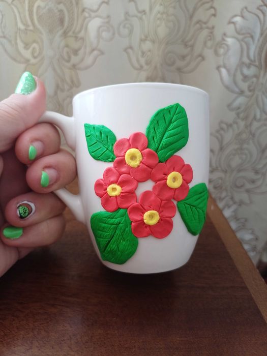 Чаши от полимерна глина!Подарък за любим човек, ръчноизработени