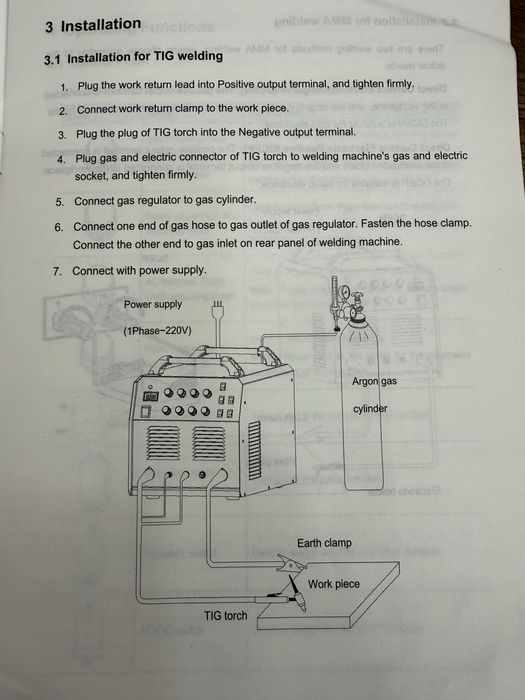 Сварочный аппарат Аргон «Riland»TIG 200AC/DC
