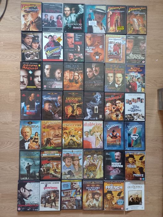 Gene Hackman,VANGELIS,YES,UB 40,Mike Oldfield,Bee Gees,ABBA,Led Zeppelin,cd ,dvd,FILME,Muzica