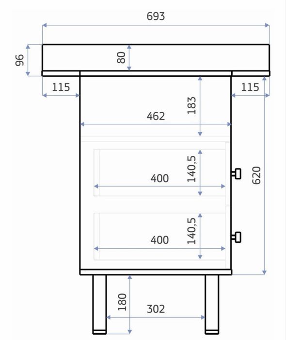 Пеленальный комод Pituso