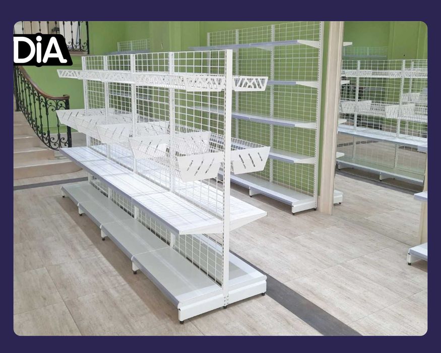 Стеллажи и полки, торговое оборудование для магазина