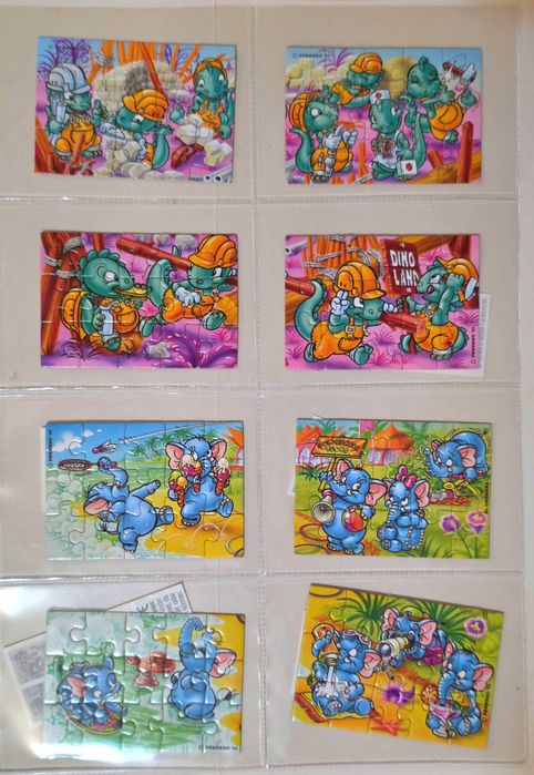 Продавам Киндер пъзели