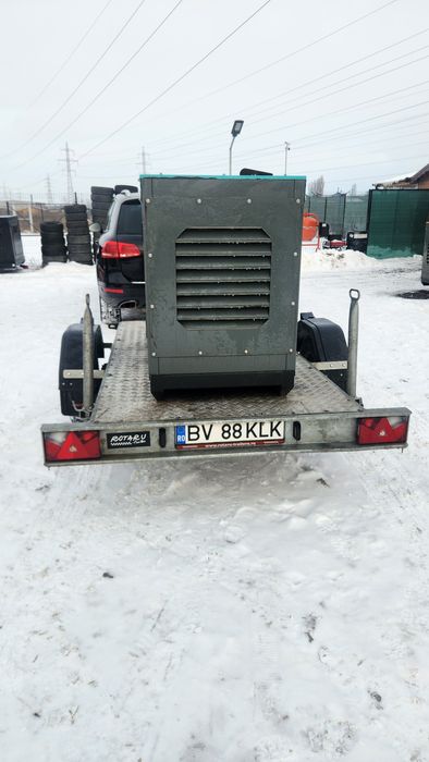 Generator 32 kw diesel trifazic + remorca 1300 kg